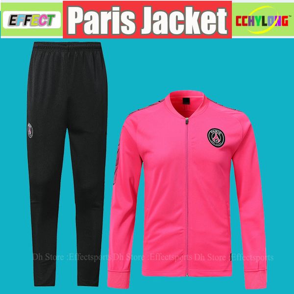 

2019 PSG Jacket Champions League Survetement 18/19 Maillot De Foot Paris Pink MBAPPE Football Training Jackets AIR Jordam X Soccer Tracksuit
