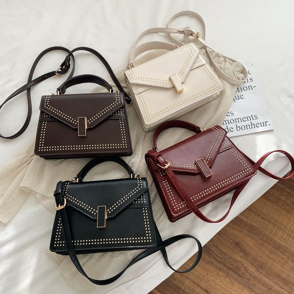 

ladies bags western style women bags popular new korean shoulder slant fashion rivet tide