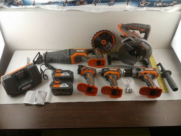 

light drill impact circular saw reciprocating saw set kit bag unused