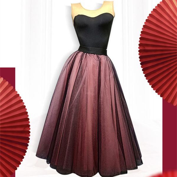 

latin ballroom dresses for ballroom dancing flamenco dress foxtrot dance dress tango costumes pink tutu dance wear women, Black;red