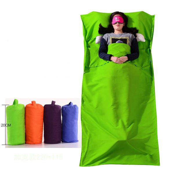 

ultralight outdoor portable travel l sleeping bag inner tank polyester portable single sleeping bag camping sleep