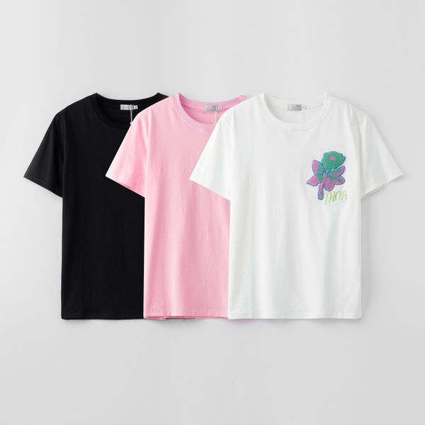 

2091#*do brand t shirts for mens womens short sleeves mans cotton poloshirts casual tshirts breathable womans tee clothing tees, White