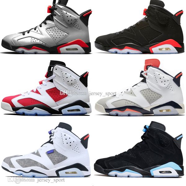 

sale 2019 infrared bred vi 6 6s mens basketball shoes 3m reflective bugs bunny tinker hatfield black cat flint men sports sneakers designer, White;red
