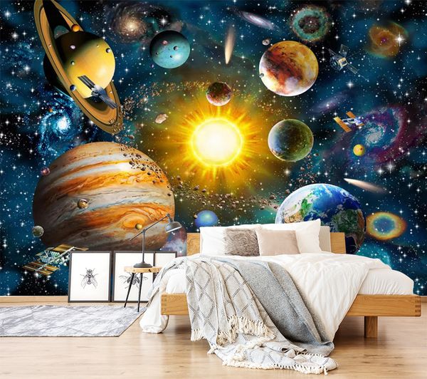 

self-adhesive] 3d planet 2018 wall paper mural wall print decal murals