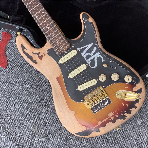 

бесплатная доставка редкий 1961 rory gallagher tribute st strat ocaster heavy relicate 3 tone sunburst electric guitar alder body aged pickg