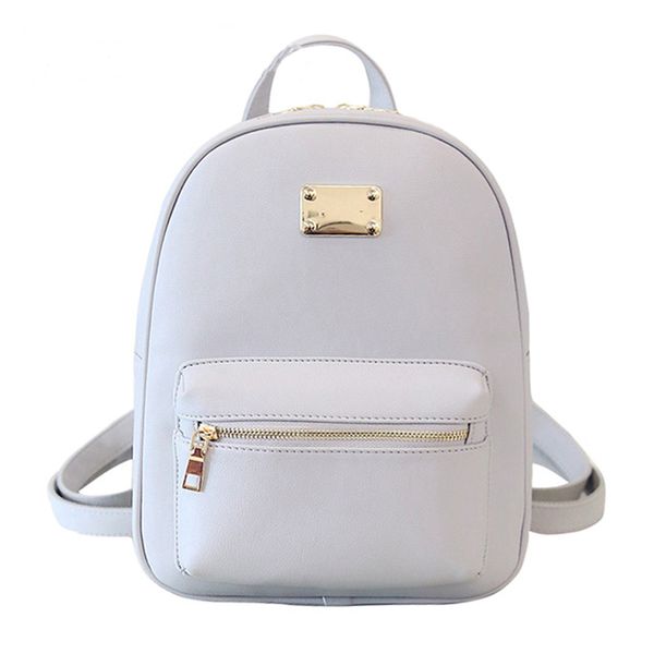 

women backpack small size black pu leather women's backpacks fashion school girls bags female back pack mochilas