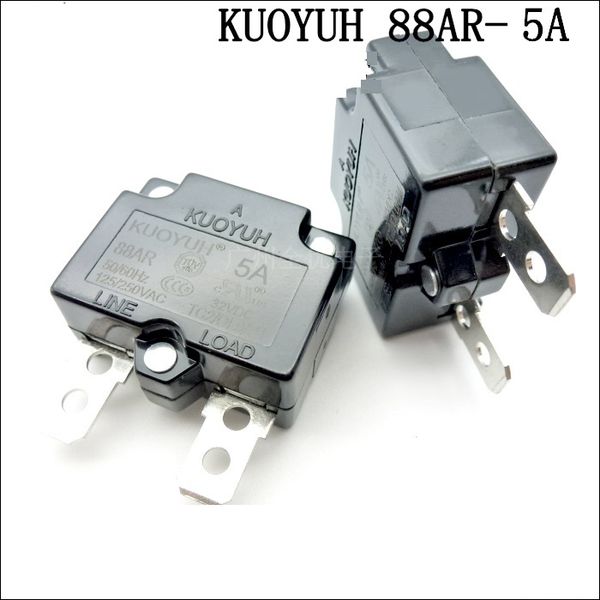 

taiwan kuoyuh overcurrent protector overload switch automatic reset 5a 88ar series