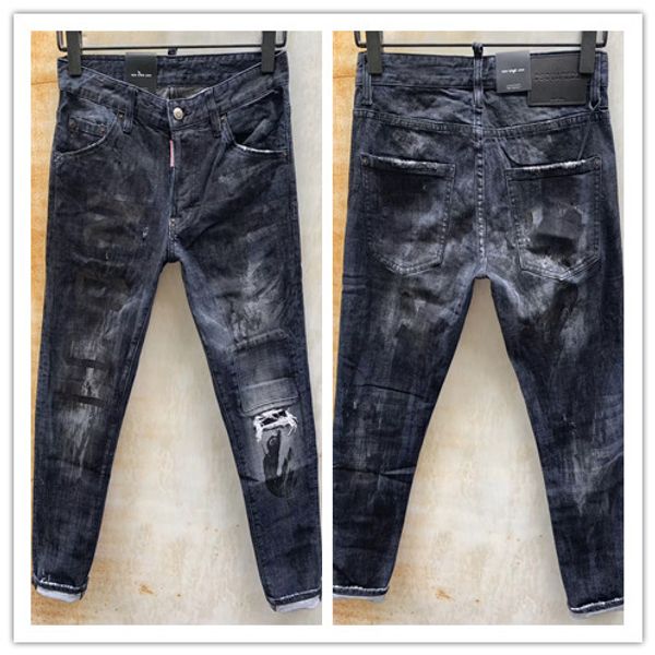 

2020, the new brand fashion european and american summer men's wear jeans are men's casual jeans lt995, Blue