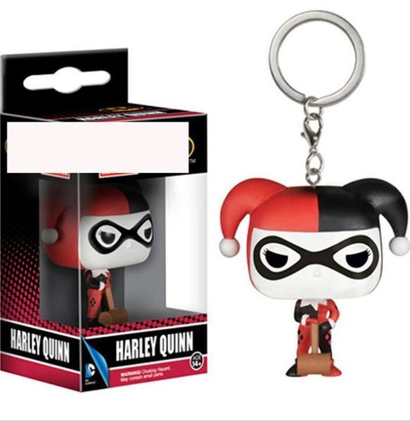 

lowprice funko pocket pop keychain harley quinn vinyl figure keyring toy funko pop