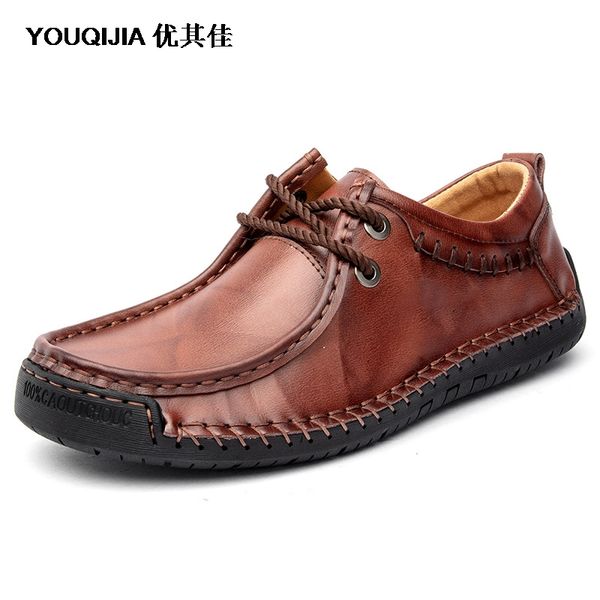 

men's driving shoes men cow leather loafers fashion men's shoes handmade casual breathable moccasins flats big size38-48, Black