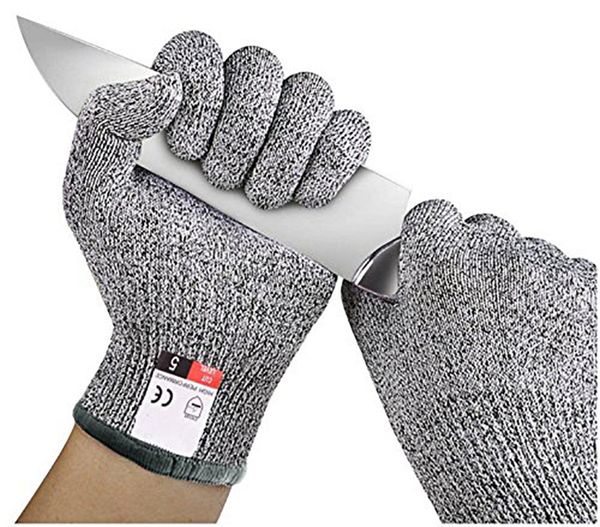 Luvas de corte resistente multi função Anti corte luvas Corte Proof Stab resistente arame de aço inoxidável Metal Mesh Cozinha Butcher