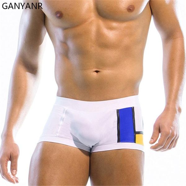 

ganyanr плавки купальники мужские шорты sunga купальник плавки пляжная одежда костюм бикини boxer купание сексуальный surfwear мешок