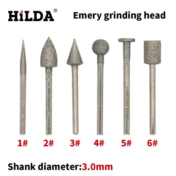 

hilda emery grinding head for dremel rotary tools dremel accessories for carving machine carved grinding mill tool set