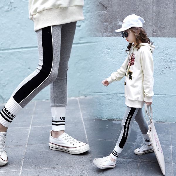 

girls tight trousers tight pants children's pants autumn adults pure cotton slim leggings stretch leggings, Blue