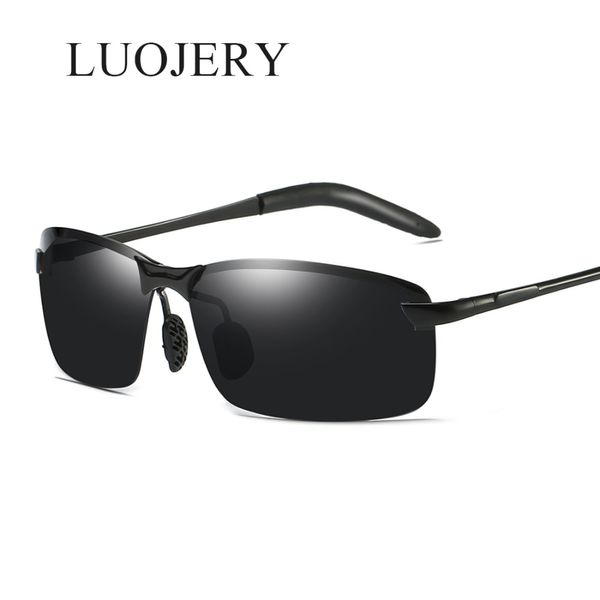 

semi-rimless alloy frame polarized sunglasses men sun glasses coating colorful tac lens 91, White;black