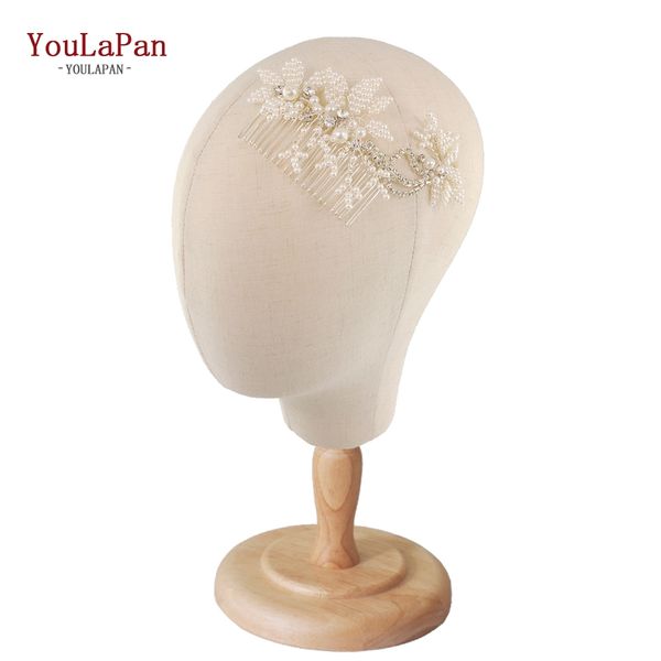

youlapan hp105 sweet bridal hair comb elegant hair comb beading bridal headwear vintage pins