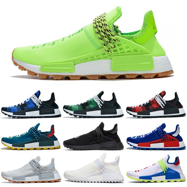 

2019 human race pharrell williams men women running shoes bbc mc passion digijack pack cream mens fashion sport shoes 36-47