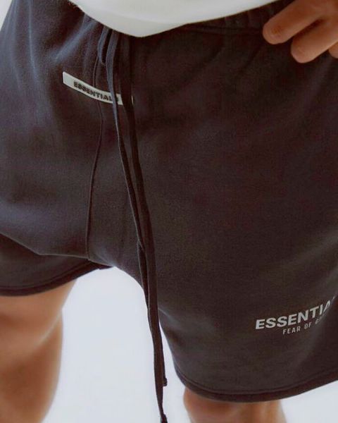 

страх божий шорты мужчины женщины стадион основы 3m justin bieber hip hop est мода drawstring бич повседневный проектировщиком бич mesh, White;black