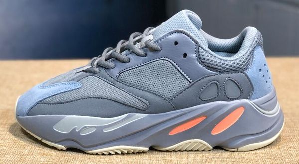 

новый 700 wave runner новые tephra мужские женские дизайнерские кроссовки inertia static kanye west 700 кроссовки спортивная обувь с коробко, White;red