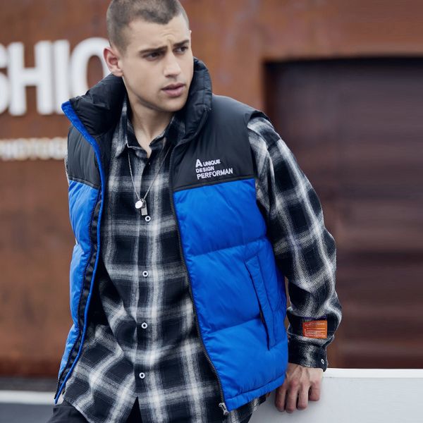 

men's vests 2021 fashion casual was thin and large size wild plus fertilizer to increase thick vest, Black;white