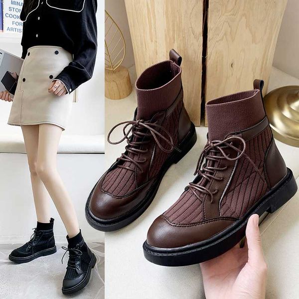 

women fashion socks boots winter warm casual shoes leisure sneakers women booties female shoes woman botas mujer 2020, Black