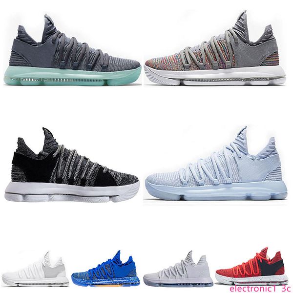 

kd 10 kevin durant men basketball shoes oreo bhm white black numbers anniversary stucco igloo multi color 10 x sports sneaker, Black;green