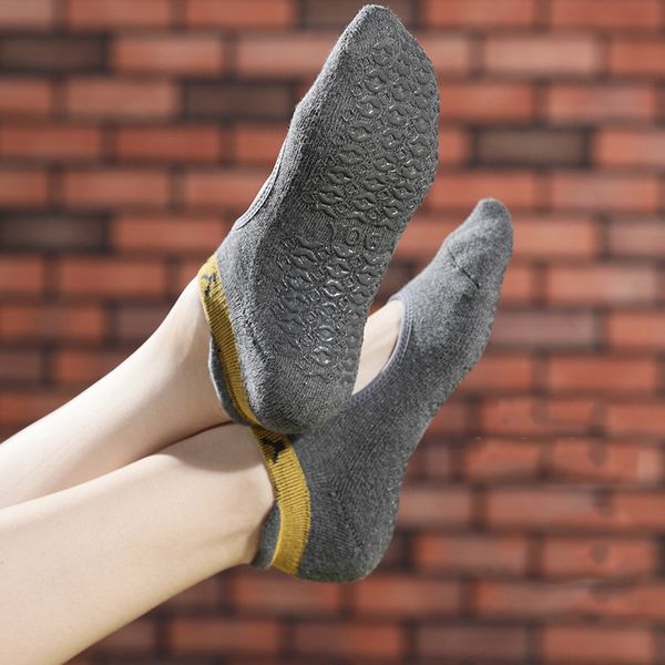 

женщины йога носки фитнес quick-dry антипробуксовочная силикон gym пилатес ballet носки фитнес спорт хлопок эластичность дышащий, Black