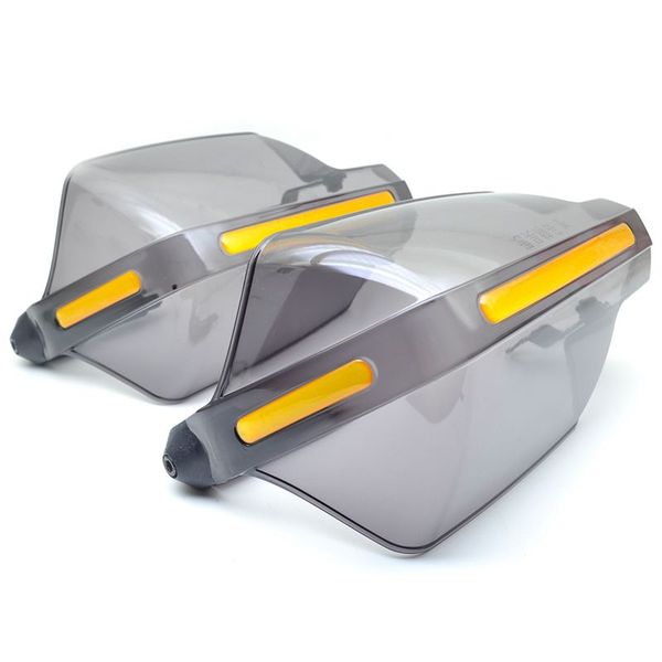 

a pair of motorcycle hand guards for off-road racing motorcycle scooter windmill handle hand armor brown