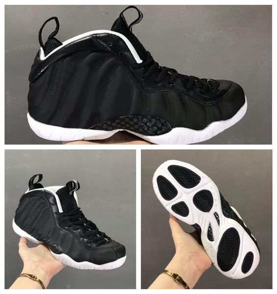 

2019 foam one black obsidian dr. doom wmns invisible man basketball shoes penny hardaway mens designer sneakers foams des chaussures size 13