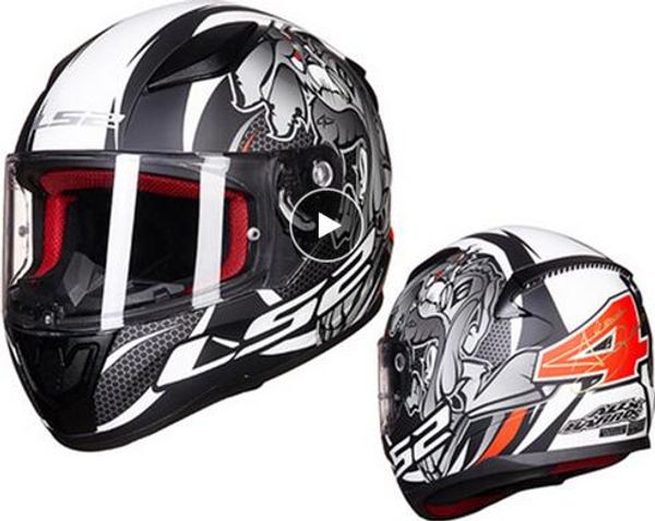

alex barros full face motorcycle helmet abs safe structure casque moto capacete ls2 rapid street racing helmets ece