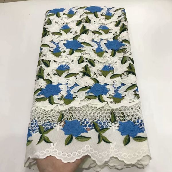 

french african lace fabric 5 yards 2019 nigerian mesh embroidery with beads net lace fabrics for women dress a1451, Black;white