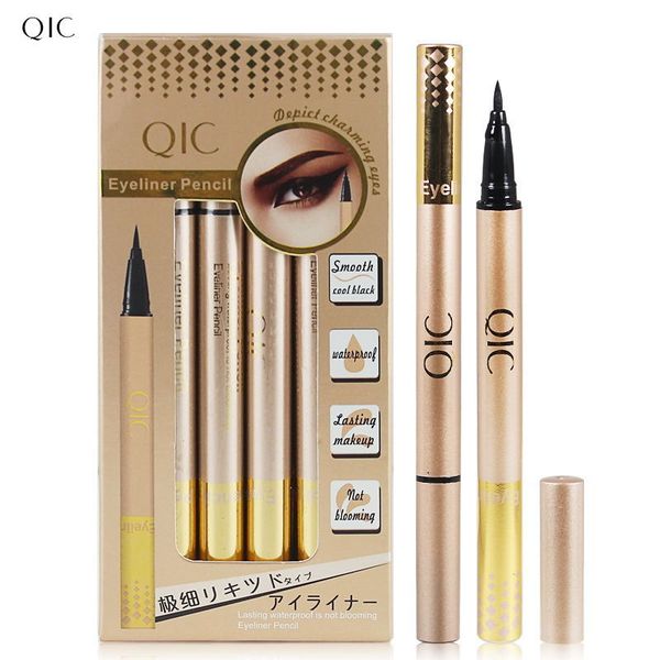 

косметика бесплатная доставка qic 1шт eyes waterproof резкость eyeliner pencil liquid eye liner professional eyeliner карандаш для глаз косм