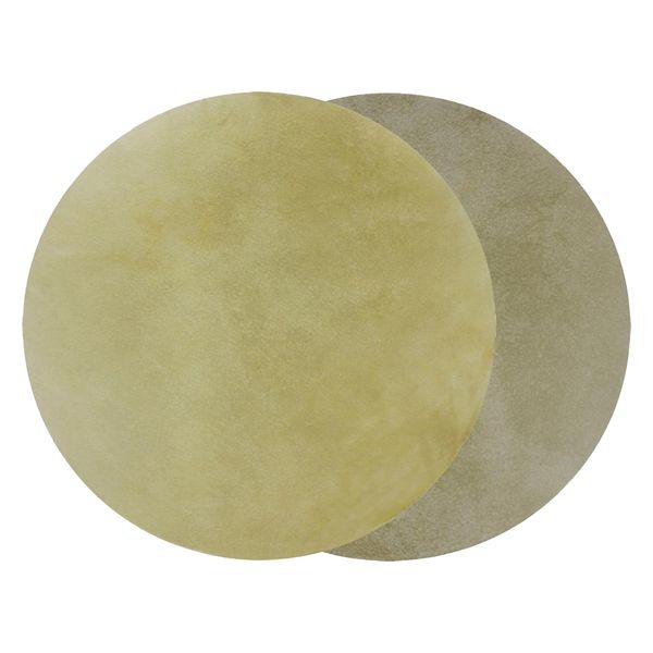 

set of 2 drum head buffalo skin 33cm round african drums replacement parts