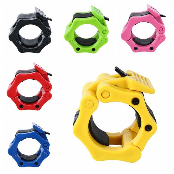 

exercise collar spinlock collars barbell collar lock dumbell clips clamp weight lifting bar gym dumbbell fitness body building