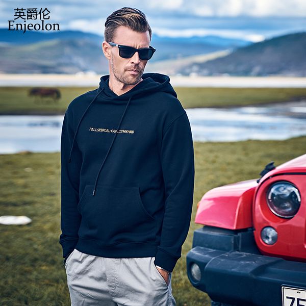 

2019 autumn new fashion hoodies letter printed casual cotton hooded sweatshirts male hoodie streetwear hoody plus size 3xl wy562, Black