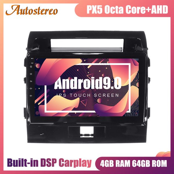 

dsp android 10 car dvd player gps navigation for land cruiser lc200 2008-2015 headunit car auto radio multimedia player