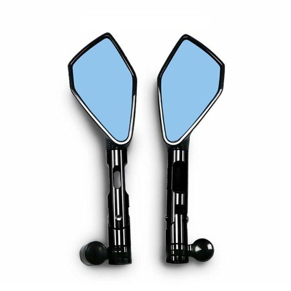 

motorcycle rearview mirror universal 1 pair left+right aluminum alloy 31x17x5cm