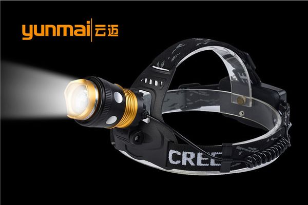 

led headlights zoom light go hunting miner's lamp night go fishing lamp searchlight charging type long s