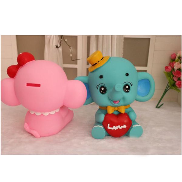 

1pc saving jar cartoon adorable creative bank money container coin storage box for baby gift kids children money & banking toy