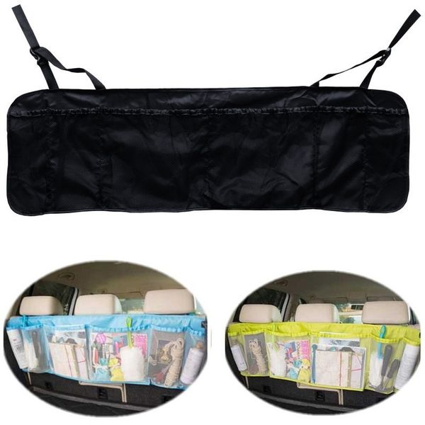 

multifunction foldable trash hanging car storage bags auto organizer for car seat capacity storage pouch
