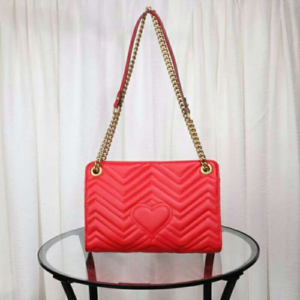 

Designer women shoulder bag romantic Lady Brand Handbag Full genuine leather Retro style Cross Body bag 524592