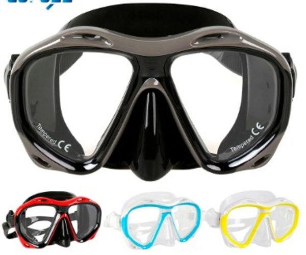 

professional diving mask scuba diving snorkeling mask flexible silicone large water sports frame glasses wholesale