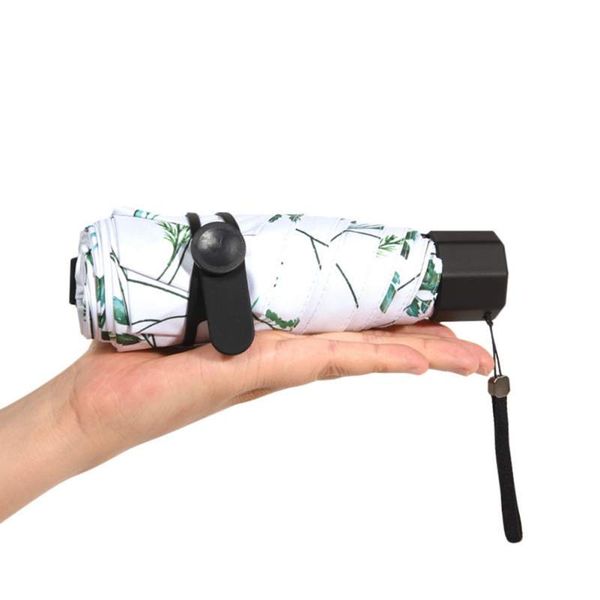 

portable flower travel umbrella windproof for sun protection and rain uv protection umbrella rain women fashion gift to friends