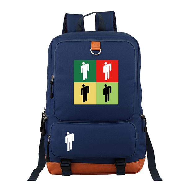 

billie eilish new printed schoolbag boys and girls backpack elementary school backpack outdoor