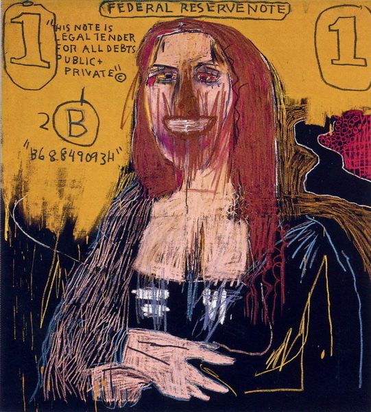 

мона лиза жан-мишель баския home decor / hd ремесла печати живопись маслом на холсте wall art canvas картинки 200303