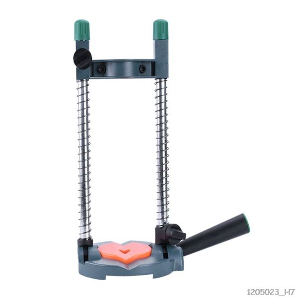 

adjustable angle drilling rig precision guide stand positioning bracket holder for electric drill removable handle diy tool