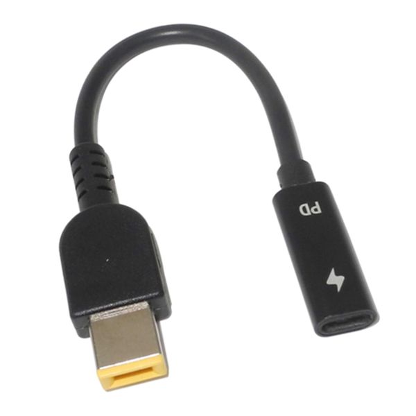 

кабель адаптера питания usb type-c female to square