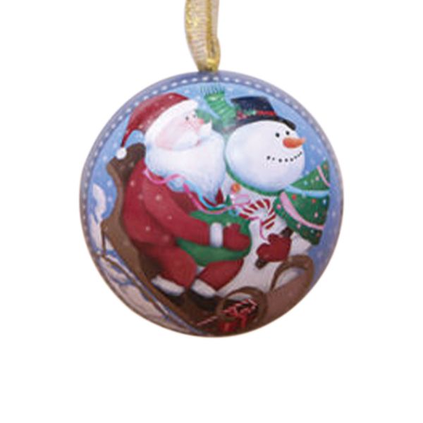 

christmas party home decoration christmas horse iron ball box candy box child gift iron ball pendant tree pendant 4