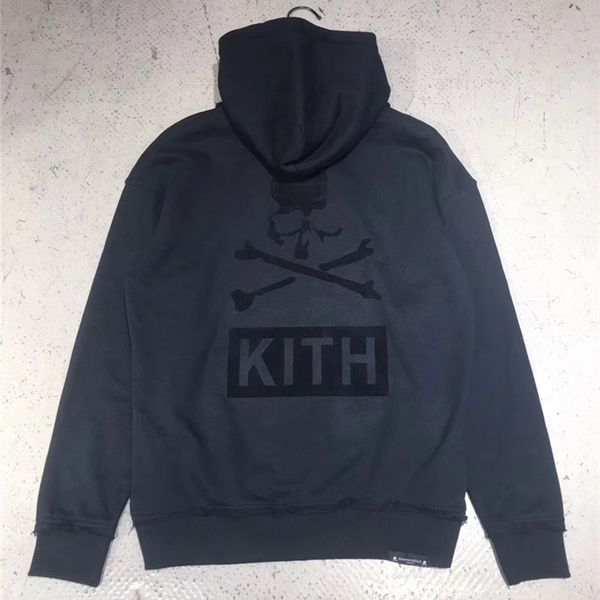 

kith mastermind япония толстовка с капюшоном мужчины женщины kith пуловер, Black