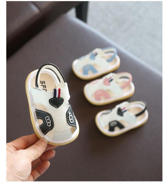 

2019 summer baby girls boys toddler shoes infant leather casual shoes soft bottom non-slip kids anti-collision